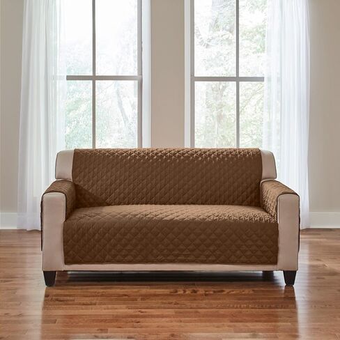 BrylaneHome BH Studio Pet Loveseat Cover - Garnet Taupe in Saudi Arabia