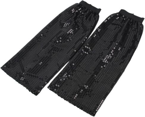Sequins Leg Warmers Sparkle Sleeves 80 Knee High Socks for Women Girls Cover Gifts Trendy Sleeves in Kuwait