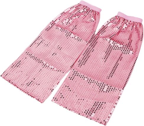 Sequins Leg Warmers Sparkle Sleeves 80 Knee High Socks for Women Girls Cover Gifts Trendy Sleeves in Kuwait