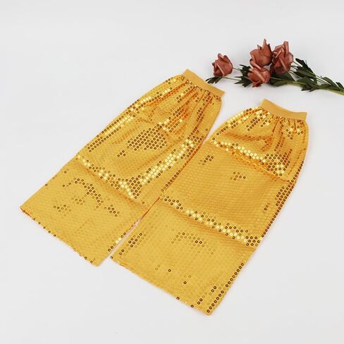 Sequins Leg Warmers Sparkle Sleeves 80 Knee High Socks for Women Girls Cover Gifts Trendy Sleeves in Kuwait