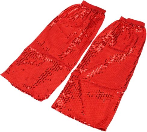 Sequins Leg Warmers Sparkle Sleeves 80 Knee High Socks for Women Girls Cover Gifts Trendy Sleeves in Kuwait