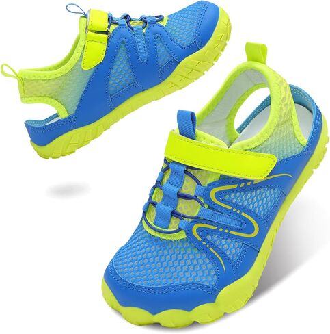 صنادل LeIsfIT للأطفال للأولاد والبنات صنادل واسعة مضادة للانزلاق للأطفال الصغار صندل مائي خفيف الوزن حافي القدمين للسباحة على الشاطئ والمشي لمسافات طويلة in Kuwait