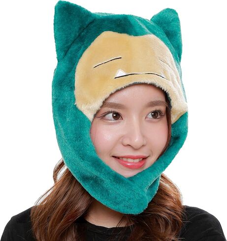 SAZAC Kigurumi Hat - Pokemon - Snorlax - Cozy Costume Beanie Cap - Adult Size in Kuwait