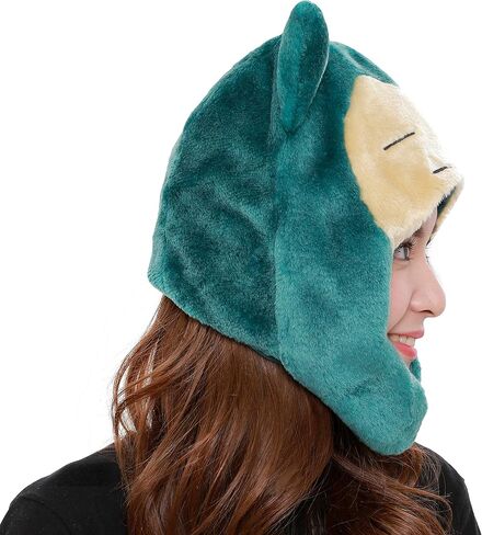 SAZAC Kigurumi Hat - Pokemon - Snorlax - Cozy Costume Beanie Cap - Adult Size in Kuwait