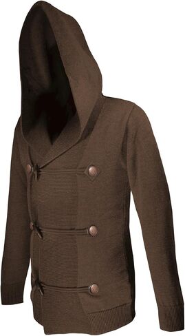 Musterbrand Assassin's Creed Men Knit Cardigan Musketeer Brown XXL in Saudi Arabia