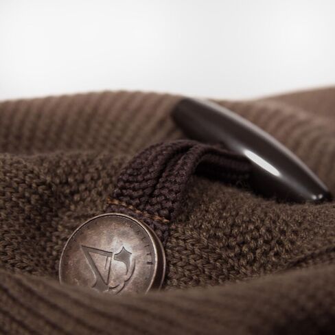 Musterbrand Assassin's Creed Men Knit Cardigan Musketeer Brown XXL in Saudi Arabia