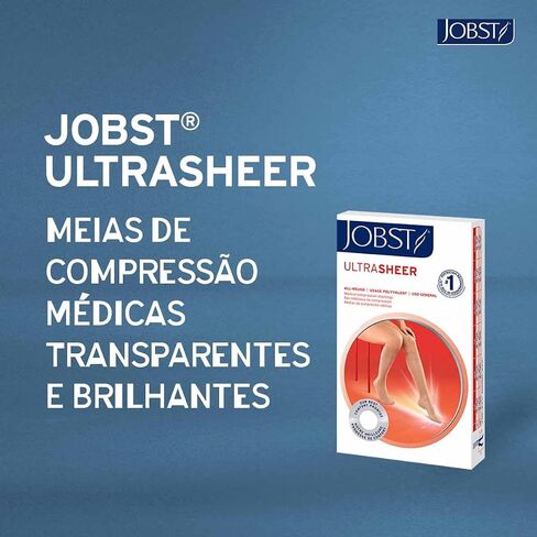BSN Medical 119744 Jobst Ultra Sheer Compression Stocking, Knee High, 20-30mmHg, Open Toe, Large, Natural in Kuwait