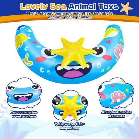 Baby Pool Float with Canopy UPF50+, Baby Float with Canopy, Infant Swim Circle for 6-36 Months, Baby Swimming Float with Adjustable Safety Seat for Boys and Girls in Saudi Arabia