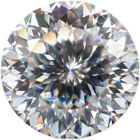 Loose Moissanite Stone 1.00 CT, Portuguese Cut Colorless Moissanite Diamond, Round Cut Brilliant Gemstone for Making Vintege Ring, Jewelry, Pendant, Earrings, Necklaces, Watches in Saudi Arabia