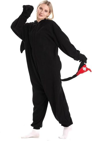 Adult Dragon Onesie Animal Pajamas Suitable for Halloween in Kuwait