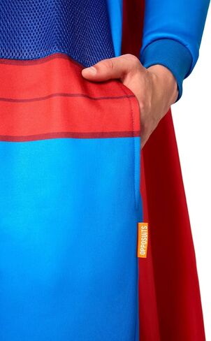Opposuits Adult Superman Onesie – DC Comics One-Piece Pajamas – Loose Fit – Including Pockets in Saudi Arabia
