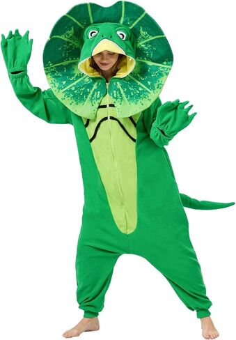 Frilled lizard Onesie Pajamas Frilled lizard Costume lizard Costume Adult in Saudi Arabia