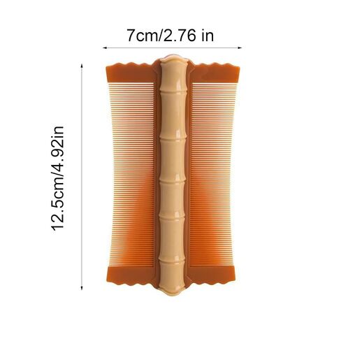 Fine Tooth Flea Comb for Dogs & Cats, Pet Grooming Comb for Removing Flea Lice Dander Loose Hair in Kuwait
