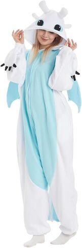 Adult Dragon Onesie Animal Pajamas Suitable for Halloween in Kuwait