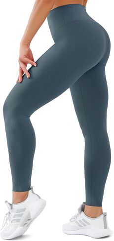 SUNCLOVE High Waisted Leggings for Women Tummy Control Buttery Soft Yoga Pants Womens Gym Workout Running Leggings in Kuwait