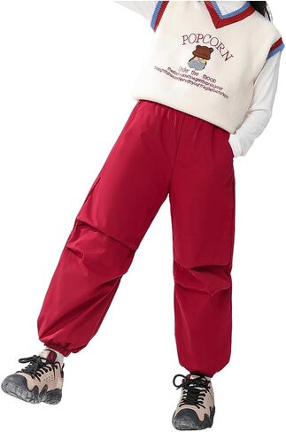 Girls Insulated Down Pants – Multi Pockets Snow Pants for Hiking Skiing Camping in Kuwait