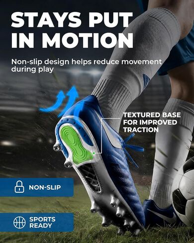 BloomLab Kids Gel Heel Cups, Shock-Absorbing Non-Slip Heel Cushions for Cleats, Sneakers & School Shoes, Low-Profile Gel Heel Inserts, 1 Pair (2 Heel Cups) in Saudi Arabia