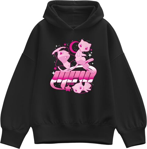 HYBRID APPAREL Pokémon - Y2k Mew - Women's Oversized Fleece Hoodie Sweatshirt in Kuwait
