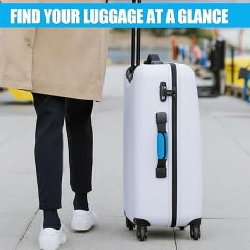 5 PCS Soft Neoprene Luggage Handle Grip Covers, Elastic Anti-Slip Luggage Suitcase Hand Grip Protector in Kuwait