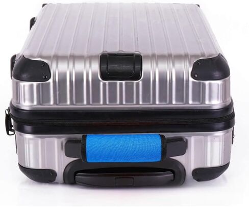 5 PCS Soft Neoprene Luggage Handle Grip Covers, Elastic Anti-Slip Luggage Suitcase Hand Grip Protector in Kuwait