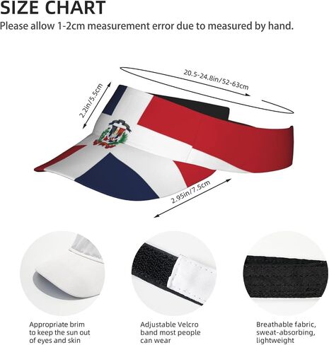 Sports Sun Visor Hats Adjustable Men Women Lightweight Packable Cooling Empty Top Visor Hat for Running, Tennis, Golf in Saudi Arabia