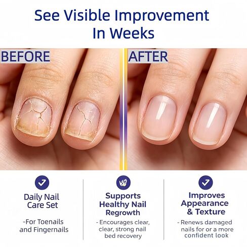 Toenail Fungus Treatment Extra Strength - AntiFung Pen - with 25% Undecylenic Acid - for Ingrown toenail treatment, Repairs Yellow Thick Brittle Toe and foot fungus treatment extra strength, 3Pcs in Kuwait
