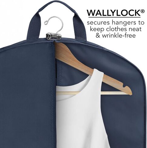 WallyBags 60" Premium Tri-Fold Garment Bag, White BRIDE Embroidery in Saudi Arabia