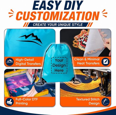 50 Pack Drawstring Backpacks Bulk – Durable Nylon String Bags for Gym, Sports & Travel – Large Cinch Sack Backpack for Men, Women & DIY Custom – 10 Assorted Colors (13.4 x 16.5 Inch) in Saudi Arabia