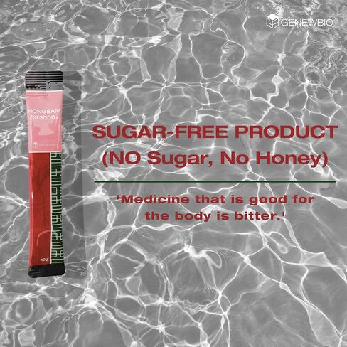 CK3000+ 6 Year Old Panax Red Ginseng Extract 100% 3000mg per Stick, High Ginsenoside (30mg), No Sugar, No Additives, Fermented Korean Red Ginseng, Energy & Immune Support, 30 Sticks in Kuwait