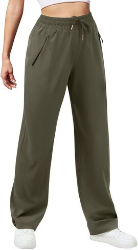 Womens Sweatpants Wide Leg Casual Loose Lounge Pants 2025 Baggy Fall Drawstring Athletic Sweat Pant with Pockets in Kuwait