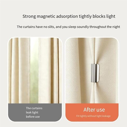 New Cross-Border Magnetic Curtain Blackout Buckle Magnetic Curtain Closure Buckle Nail Free and Seam Free Home 10 Pieces in Saudi Arabia
