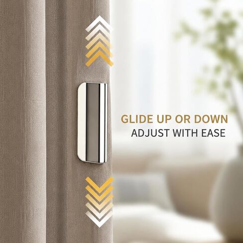 15Pairs Magnetic Curtain Clips, Curtain Magnets Closure, Curtain Clips to Hold Curtains Closed Set for Light Blocking, Minimalist Clips for Indoor and Outdoor Use in Saudi Arabia