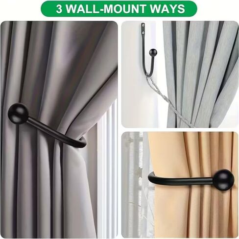 Curtain Tie Curtain Fixed Simple Retro Style (Two) in Kuwait