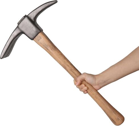 Safety Foam Fake Pickaxe Prop Toys Pick Axe for Adults Kids, 20.5 in Soft Plastic Weapon Funny Hammer Prop,Halloween Christmas Cosplay Costume Party Birthday Gift Theme Character Props Accessories | Foam material, realistic pickaxe shape, large size in Saudi Arabia