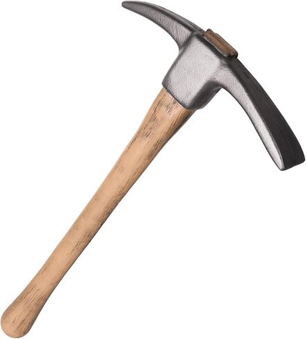 Safety Foam Fake Pickaxe Prop Toys Pick Axe for Adults Kids, 20.5 in Soft Plastic Weapon Funny Hammer Prop,Halloween Christmas Cosplay Costume Party Birthday Gift Theme Character Props Accessories | Foam material, realistic pickaxe shape, large size in Saudi Arabia