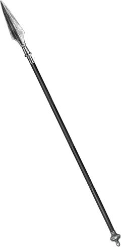Spartan Spear 58In Medieval Roman Plastic Spear Prop Costume Accessory Weapon,Cosplay Vikings Role Play Decoration for Halloween Party in Saudi Arabia
