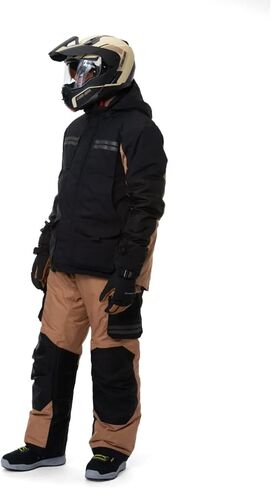 سترة Can-Am Ski-Doo للرجال إكسبيديشن سنوموبيل سنوكروس مقاومة للماء كاكي دافئ - مقاس كبير in Kuwait