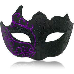 Masquerade Mask for Men Women Couple Venetian Halloween Masks for Party Costume Cosplay Mardi Gras in Saudi Arabia