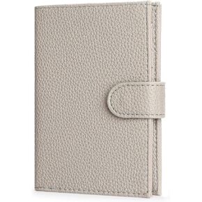 Passport Holder Wallet for Women,RFID Blocking Zippered Coins Pocket and Cash Slot Slim Compact Travel Wallet Passport Cover Case in Saudi Arabia