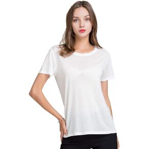 Alexander Women's Mulberry Silk T-Shirt Short-Sleeved T-Shirt in Saudi Arabia