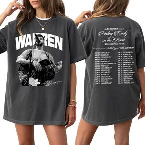 W.a.r.r.e.n Shirt, Tour 2026 Vintage Ind.ie Music Aesthetic Alex T-Shirt, Concert Outfit Gift Multi Color in Kuwait