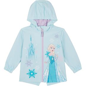 Disney Minnie Mouse Girls Zip Up Waterproof Rain Jacket Toddler to Little Kid Sizes (2T - 7-8) in Saudi Arabia