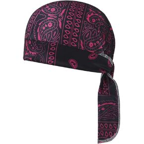 Paisley Cooling Headscarf Cap Helmet Liner Cycling Sports Cap Breathable Sweat Wicking Head Wrap Bandana Hat for Men Women in Kuwait
