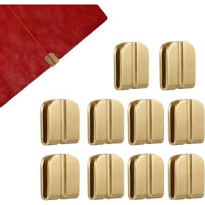 10Pcs Metal Book Corner Protectors Vintage Style Edge Guard for Scrapbooking Albums Notebooks Menus Ideal Decorative Angle Cover Easy Install Bronze Tone in Saudi Arabia