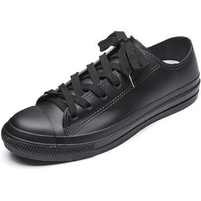 DKSUKO Women's Rain Boots Waterproof High Top Rain Shoes with Lace Up Anti-Slip Garden Shoes in Kuwait