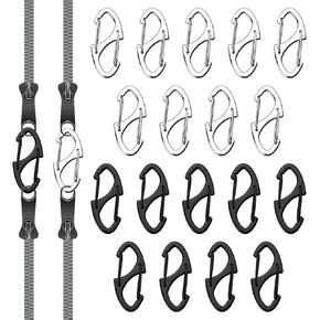 18 Pcs Zipper Luggage Locks Anti Theft for Backpacking Protection,Pickpocket Zipper Locks,Dual Opening Zippers Pull Replacement.Camping Suitcase in Saudi Arabia