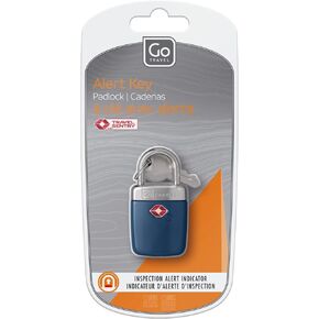 TSA Alert Key Padlock, Suitcase Lock with 1 Alert Reset and 2 Padlock Keys, TSA Approved Locks for Luggage, Travel Essentials in Saudi Arabia