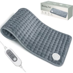 Heating Pad for Back Pain & Period Cramps,Moist Heated Pad for Abdomen, Legs & Muscles,5 Heat Levels, 2-Hour Auto Shut-Off, Gifts for Men Women UL Certified, 12" x 24" in Saudi Arabia