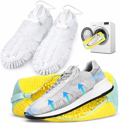Shoe Washing Bag Cleaning Brush (2-Pack) – Interior Shoe Cleaner for Washing Machine Use, 360° Deep Clean Tool for Sneakers & Tennis Shoes in Kuwait