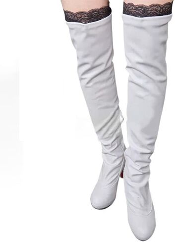WM Cosplay Boots boot Shoe Shoes made for Team RW Weiss Schnee in Kuwait